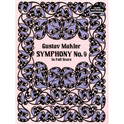 MAHLER Symphony N° 9 - Full Score Symphonie N° 9