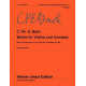 Carl Philipp Emanuel Bach Oeuvres pour violon et clavecin - Volume 2