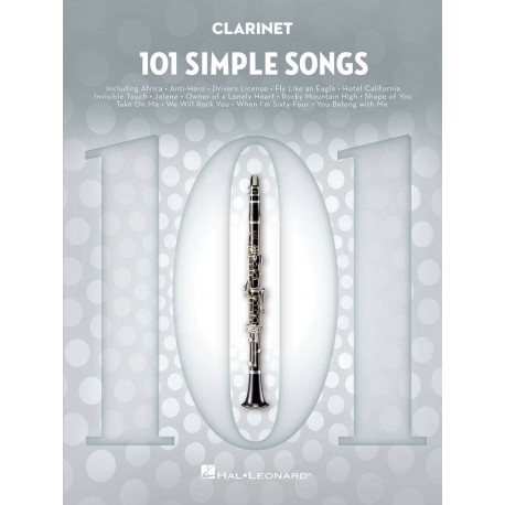 101 Simple Songs CLARINETTE